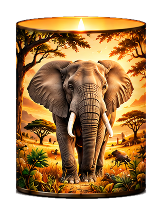 Zoo and nature candle